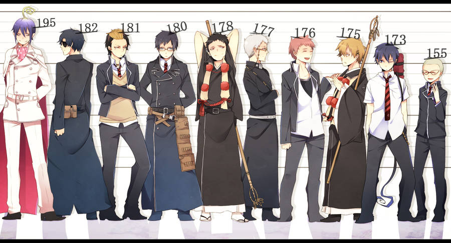 Blue Exorcist Cast Fashion Wallpaper