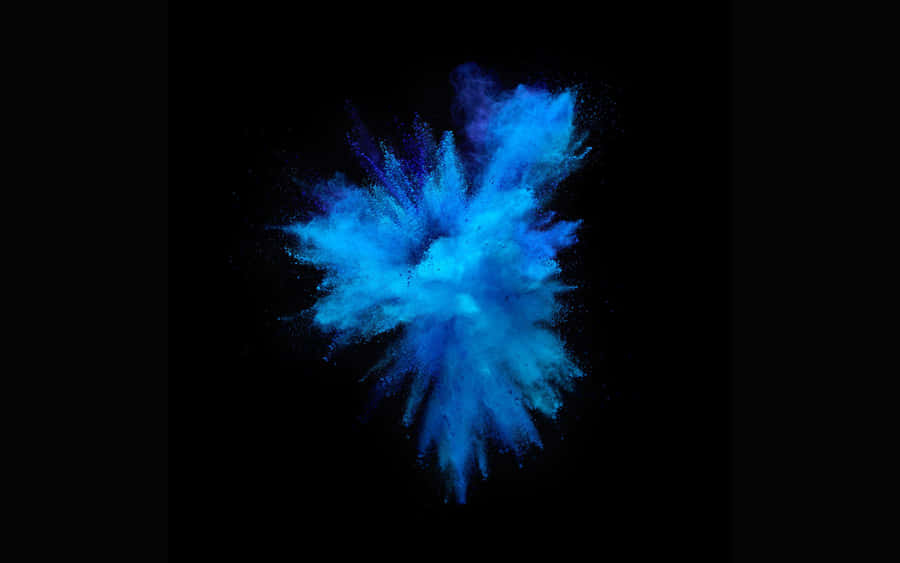 Blue Explosion Abstract Artwork Wallpaper