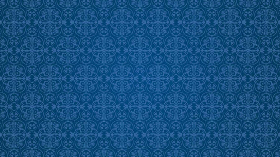 Blue Geometric Pattern Design Wallpaper