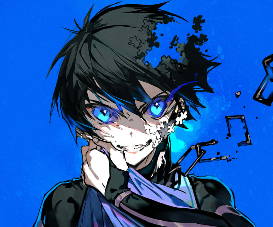 Blue Lock Character Digital Art Wallpaper