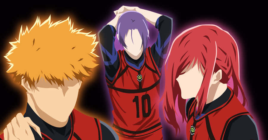 Blue Lock Characters Trio Wallpaper