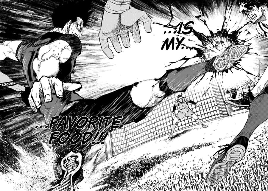 Blue Lock_ Intense Soccer Action Wallpaper