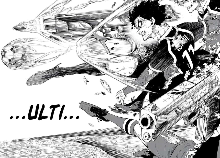 Blue Lock Manga Soccer Intensity Wallpaper