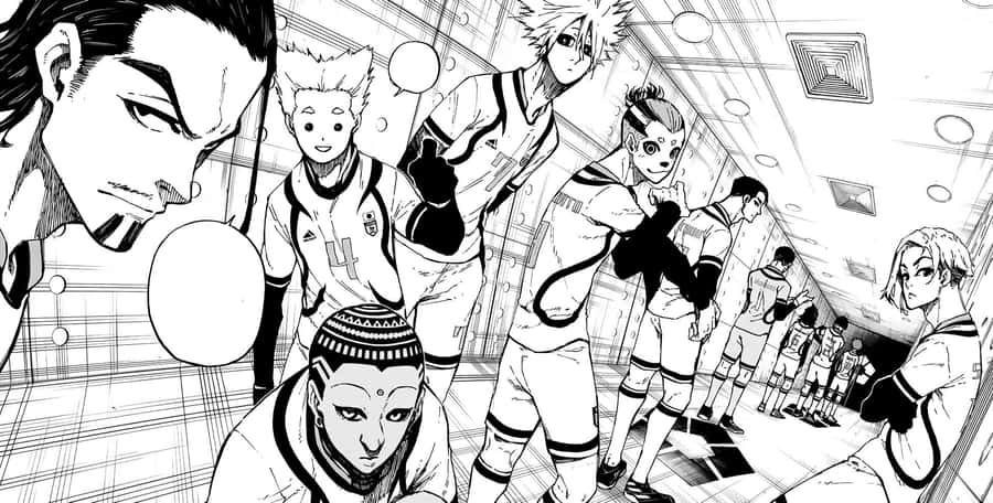 Blue Lock Team Preparation Wallpaper