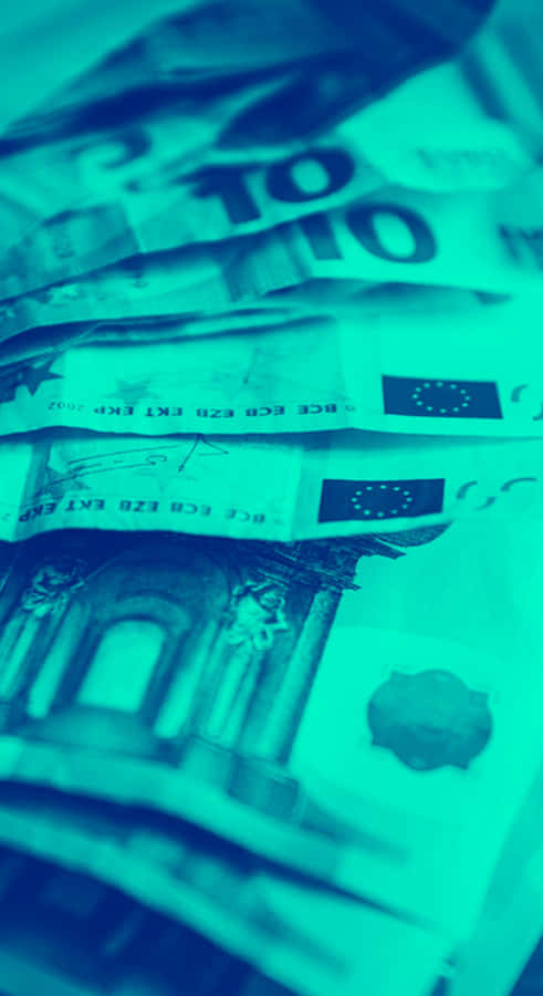 Blue Money Vibes Wallpaper