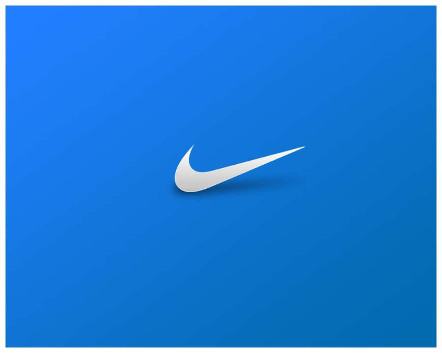 Blue Nike Logo 1024 X 819 Wallpaper