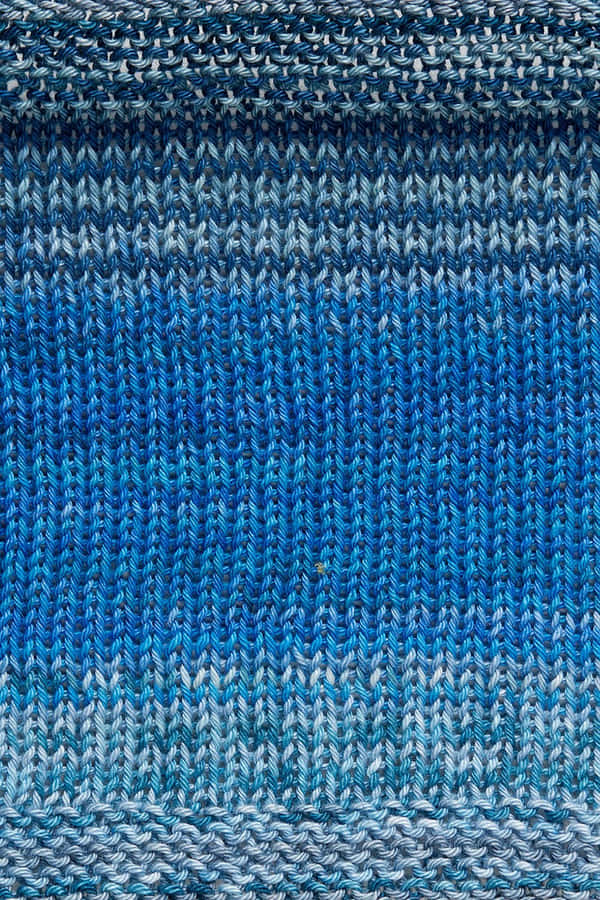 Blue Ombre Knitted Texture Wallpaper