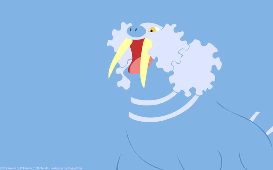 Blue Physique Of Walrein Wallpaper