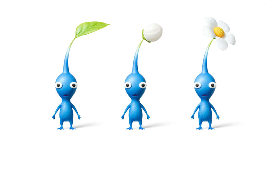 Blue Pikmin Evolution Wallpaper