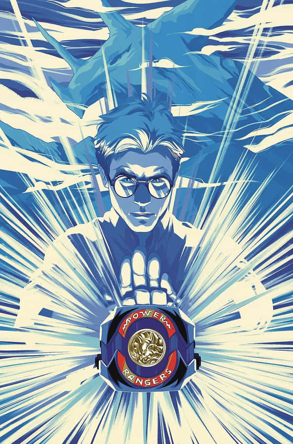 Blue Ranger Power Coin Artwork Wallpaper