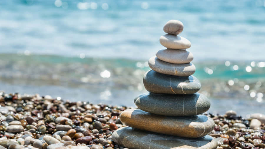 Blue Sunrise Over Ocean Wallpaper