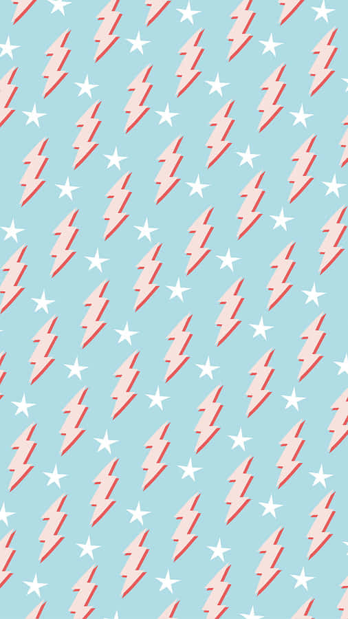 Blue Thunderbolt Preppy Pfp For Tiktok Wallpaper