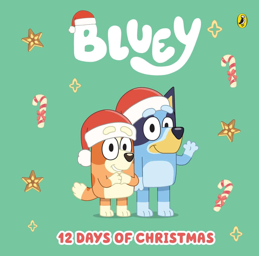 Blueyand Bingo12 Daysof Christmas Wallpaper