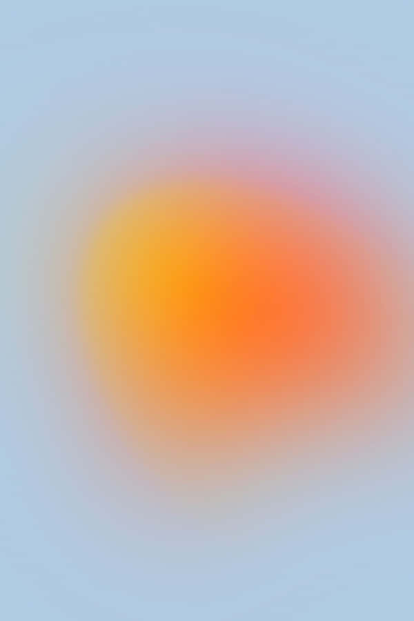 Blurry Orange Aura Color Wallpaper