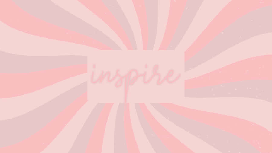 Blush Pink Inspire Background Wallpaper