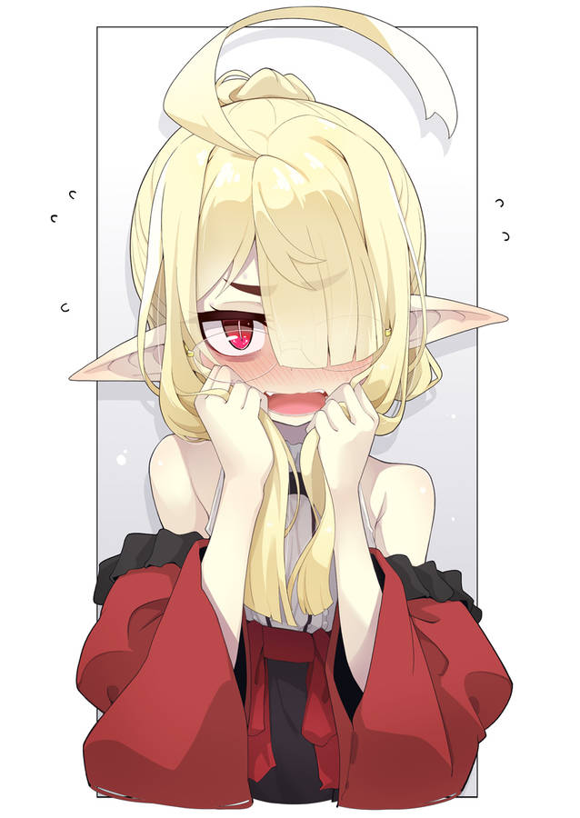 Blushing Matching Pfp For Friends Wallpaper