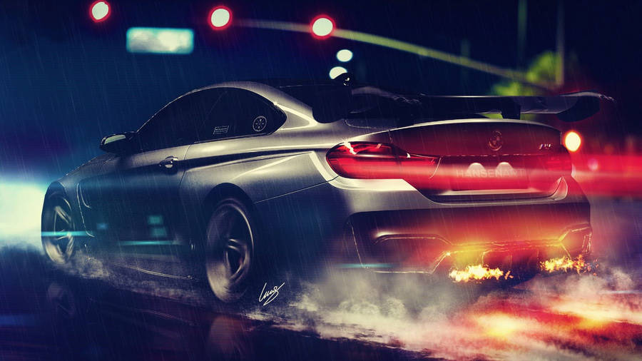 Bmw M4 Series Digital Art Wallpaper