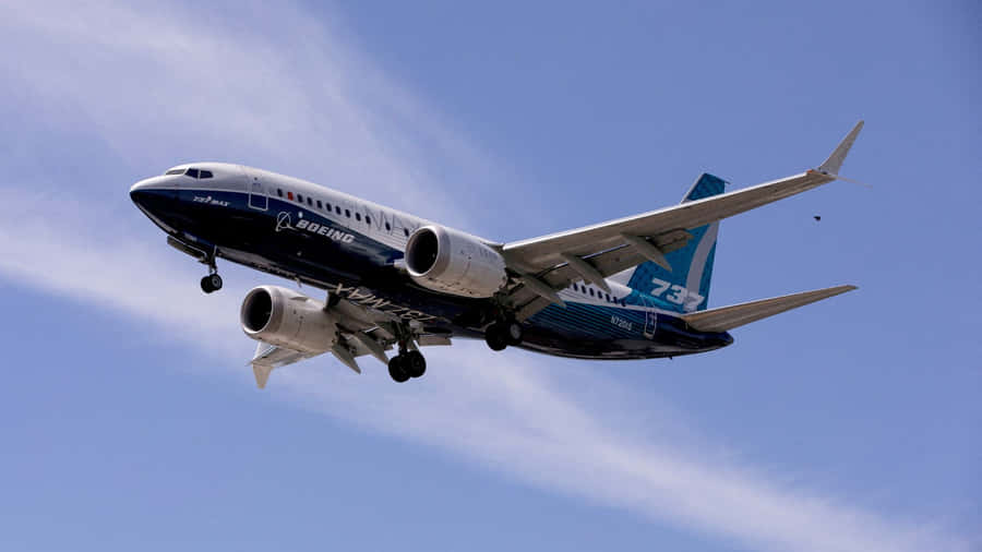 Boeing 737 In Flight Wallpaper