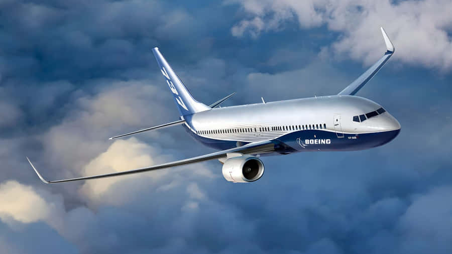 Boeing 737 In Flight Wallpaper