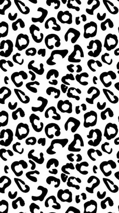 Bold And Beautiful Black And White Animal Print Wallpaper