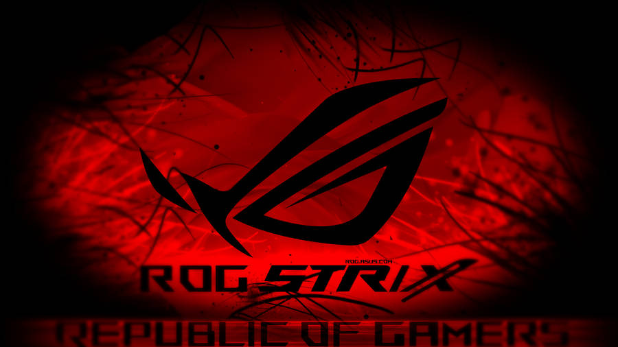 Bold Asus Rog Design Wallpaper