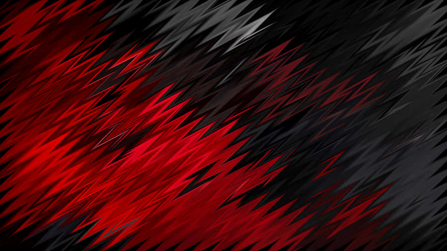 Bold Red And Black Contrast Wallpaper