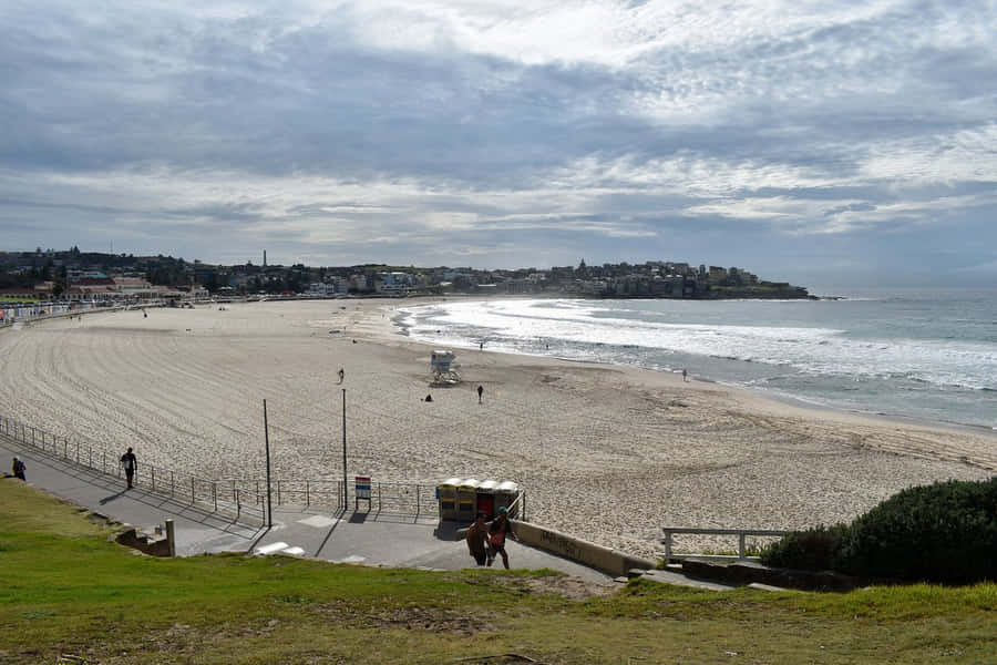 Bondi Beach Cloudy Day Wallpaper