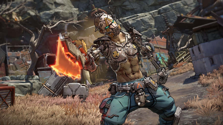 Borderlands 4 Action Combat Wallpaper