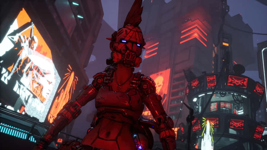Borderlands 4 Cyberpunk Character Wallpaper