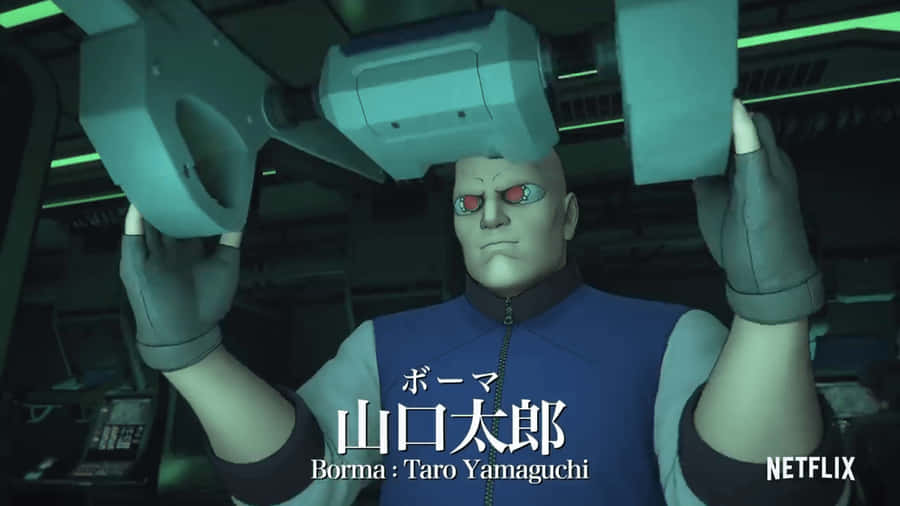 Borma Utilizing Elite Cybernetics In Ghost In The Shell Wallpaper