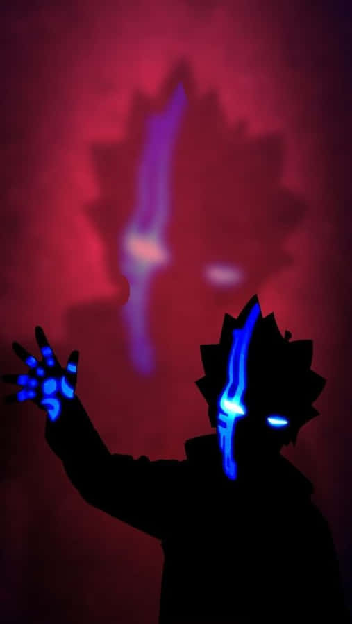 Borushiki_ Silhouette_with_ Energy_ Manifestation Wallpaper