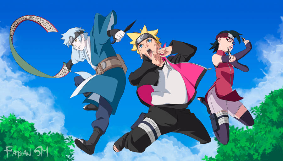 Boruto Uzumaki And Friends Wallpaper