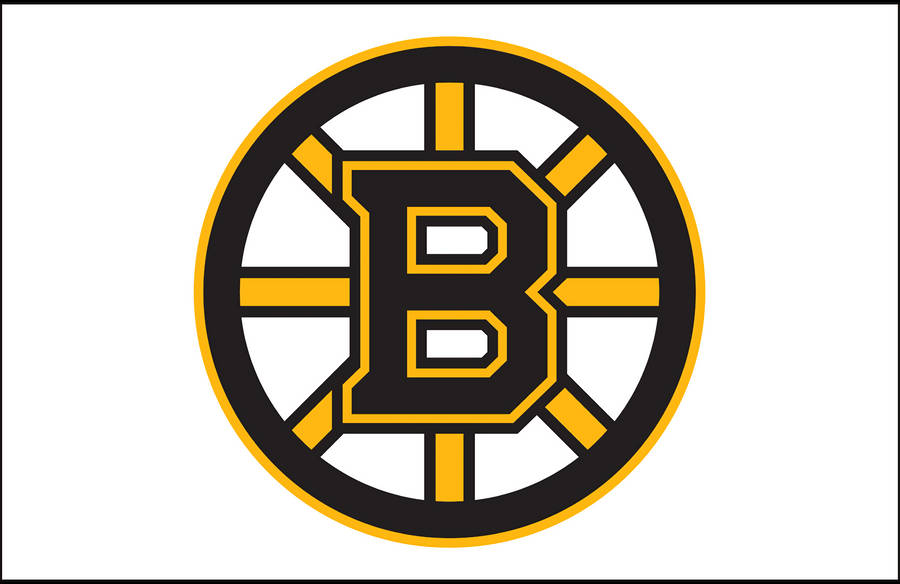 Boston Bruins Plain White Wallpaper