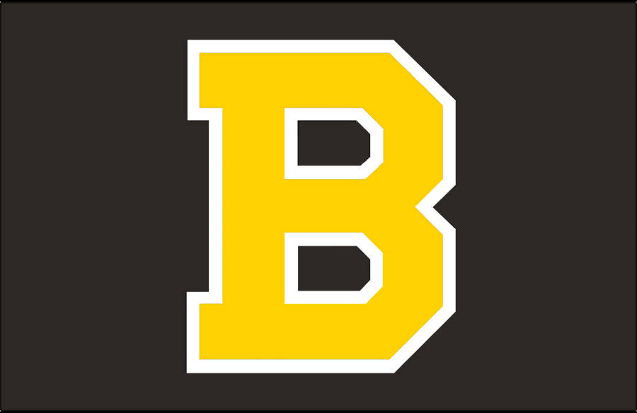 Boston Bruins Yellow Letter Wallpaper