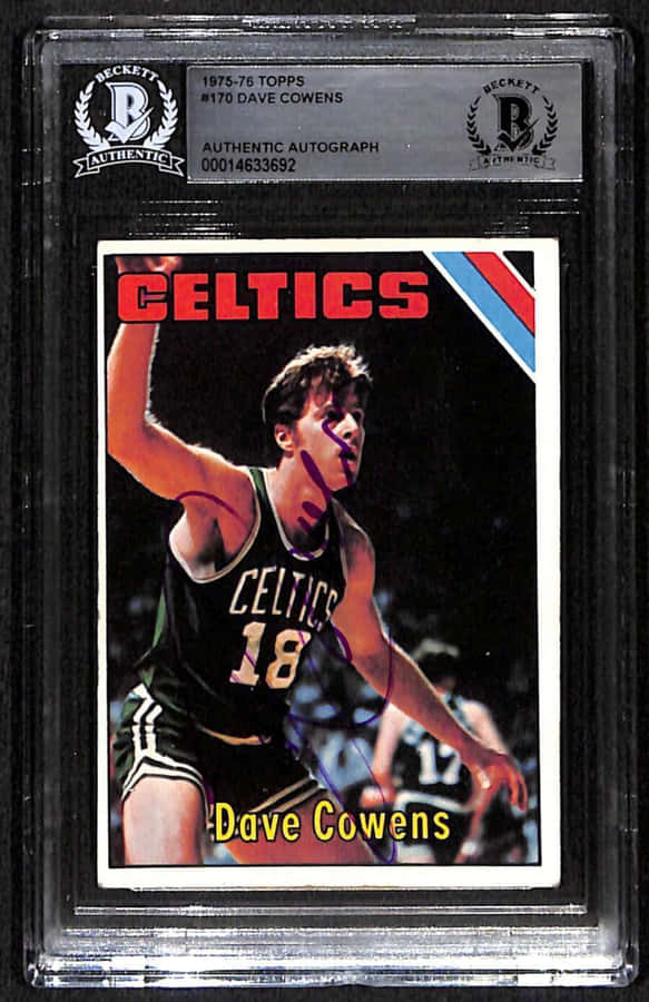 Boston Celtics No. 18 Dave Cowens Wallpaper