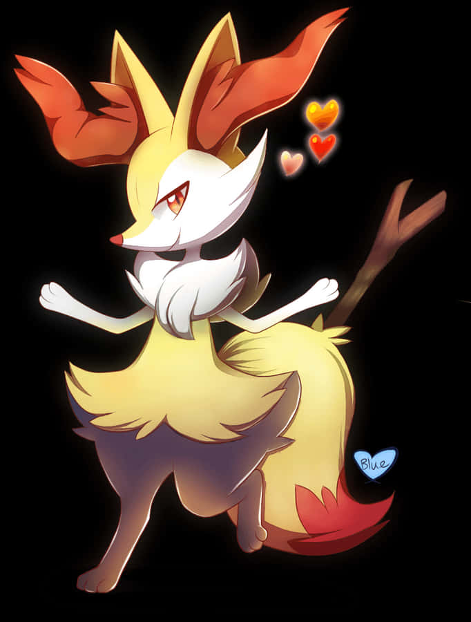 Braixen Pokemon Fanart Wallpaper