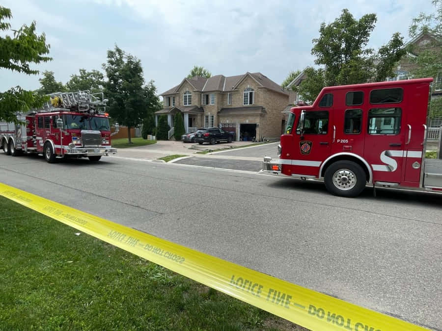 Brampton Fire Department Response Wallpaper