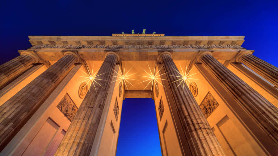Brandenburg Gate Upward View Wallpaper
