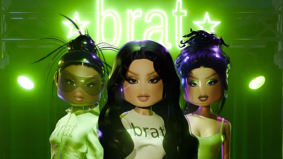 Brat Style Fashion Icons Wallpaper