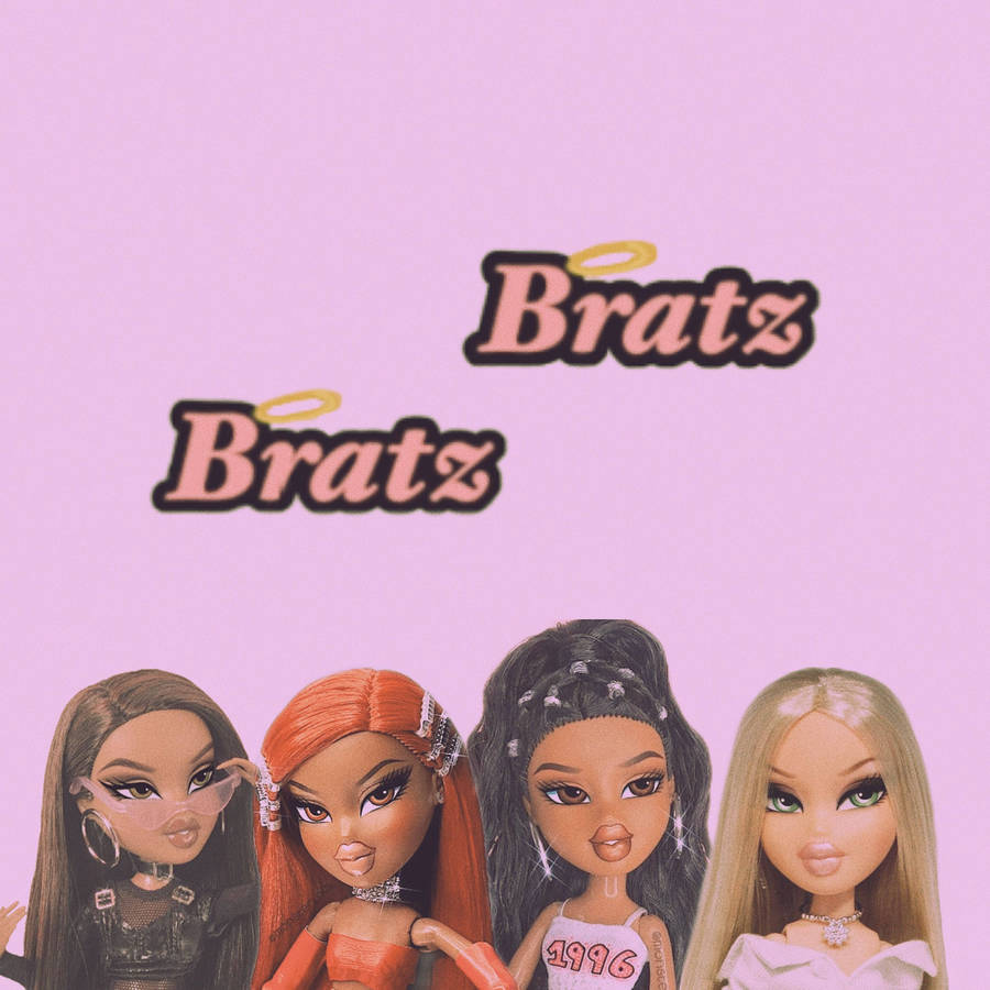 Bratz Dolls Four Different Styles Wallpaper