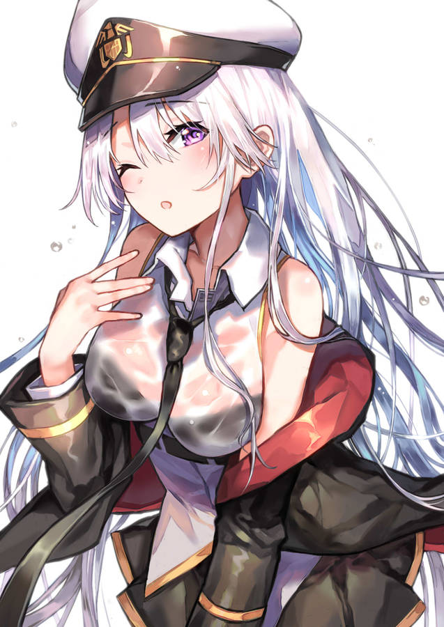 Brave The High Seas With Enterprise From Azur Lane! Wallpaper