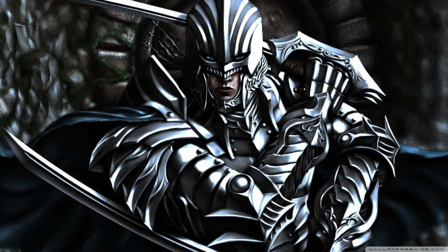 Brave Warrior Ready To Face The Unknown Wallpaper