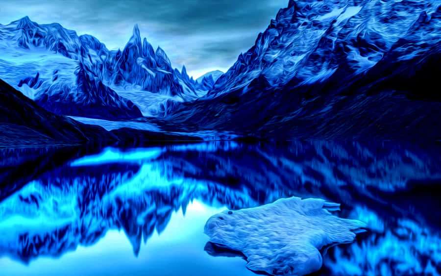 Breathe In The Beauty Of A Majestic Mountain Scene Wallpaper