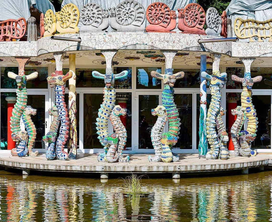 Breathtaking Sunset In The Lively Town Of Dietikon Wallpaper