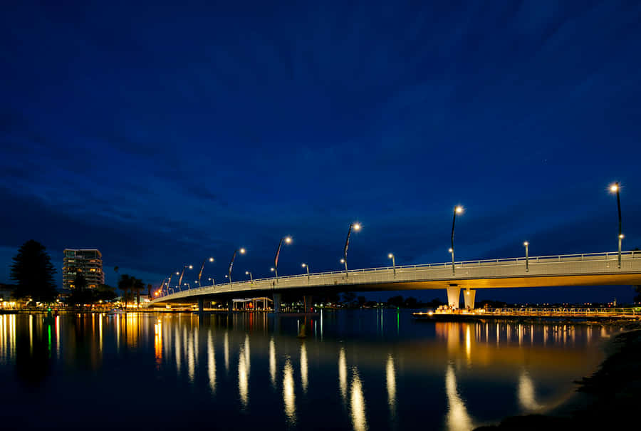 Breathtaking View Of Mandurah's Coastline Wallpaper