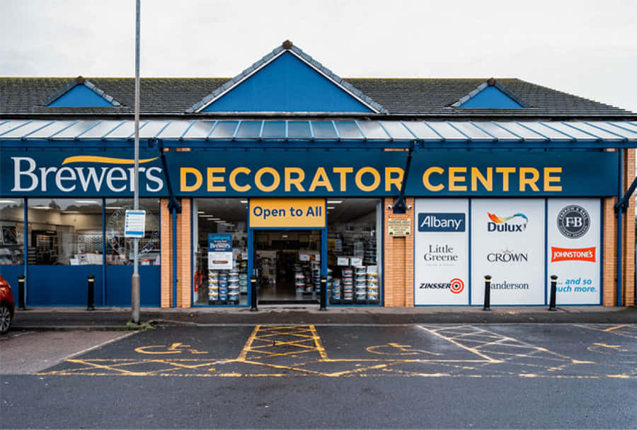 Brewers Decorator Centre Storefront Wallpaper