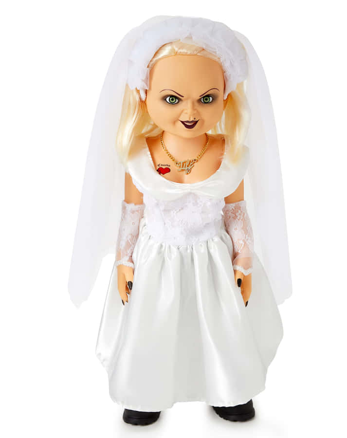 Brideof Chucky Dollin Wedding Dress Wallpaper