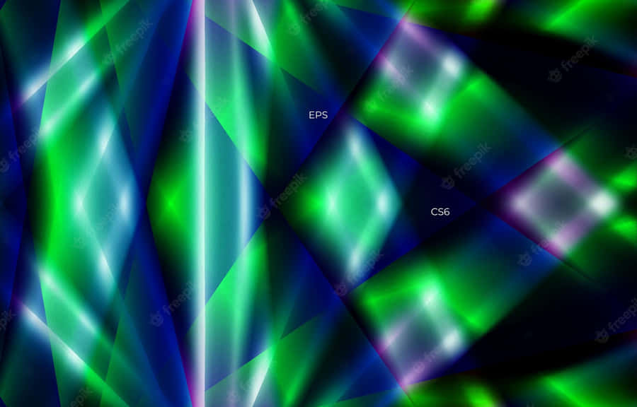 Bright And Brilliant Neon Green And Purple Play Together In Perfect Harmony Wallpaper