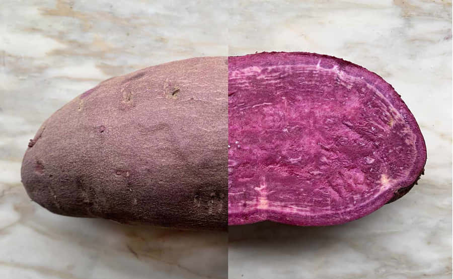 Bright And Colorful Purple Sweet Potato