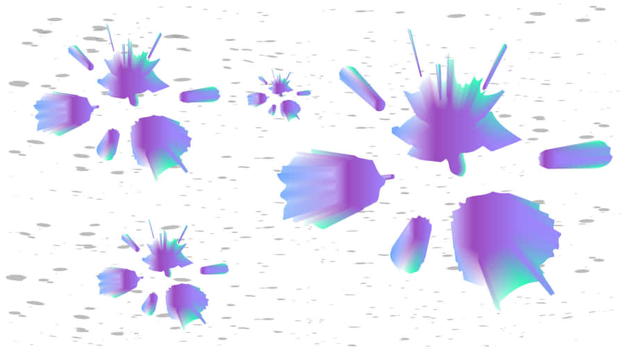 Bright And Juicy Purple Ink Wallpaper